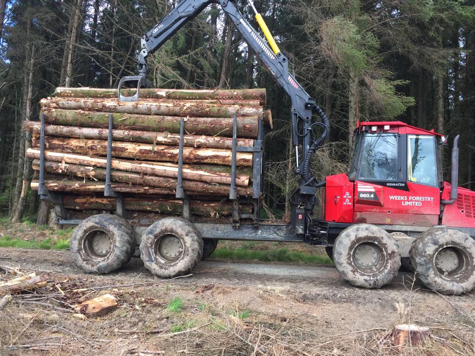 Komatsu 860.4 timber